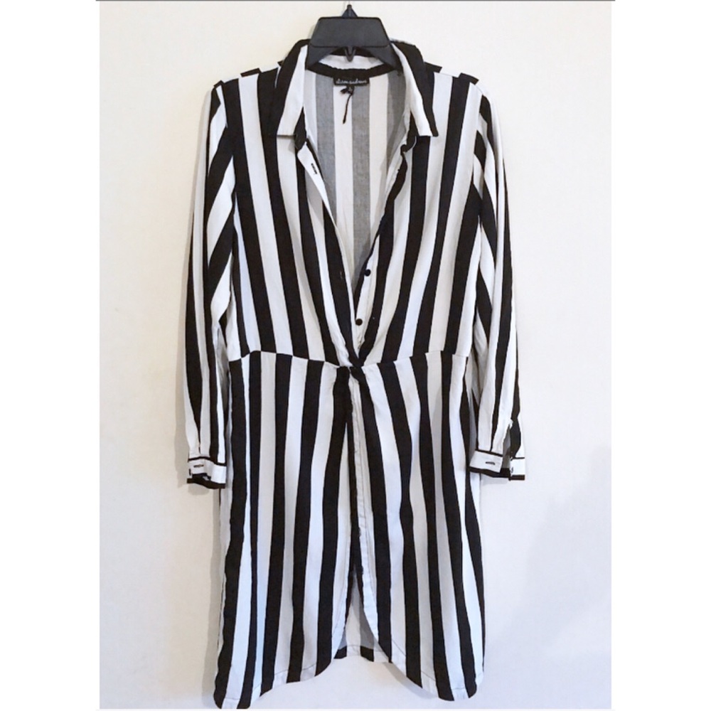 Alison Andrews T-shirt striped collar dress